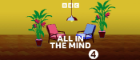 Radio 4  All in the Mind logo with picture of two chairs, one red and one blue, sitting facing each other. The walls of the room are yellow and it has parquet flooring